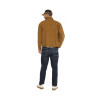 Veste homme en serge de coton Worker Camel