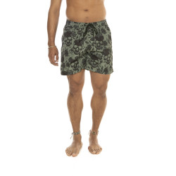 Boardshort homme allover tête de mort