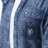 Chemise femme manches longues effet jean Paisley