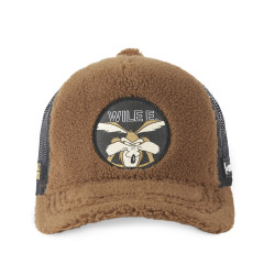 Casquette Looney Tunes Coyote filet avec fausse fourrure