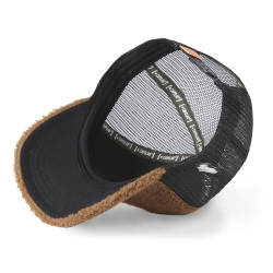 Casquette Looney Tunes Coyote filet avec fausse fourrure