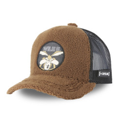 Casquette Looney Tunes Coyote filet avec fausse fourrure