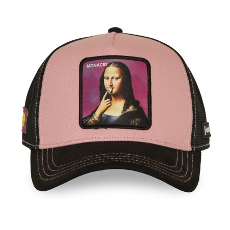 Casquette trucker avec filet et patch Mona