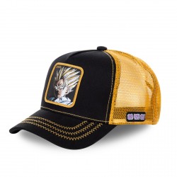 Casquette Capslab DBZ SUPER SAIYAN noir et jaune