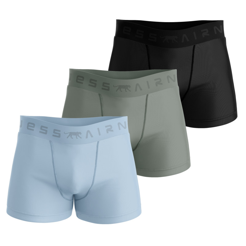 AIRNESS Lot de 3 boxers homme en coton Predator AIRNESS Lot de 3 boxers homme en coton Predator