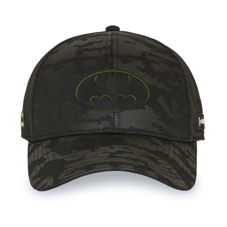 Casquette baseball premium avec filet et patch Dc Comics Neon Logo