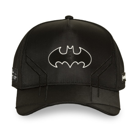 Casquette trucker premium filet et logo PU DC Comics Batman Tec