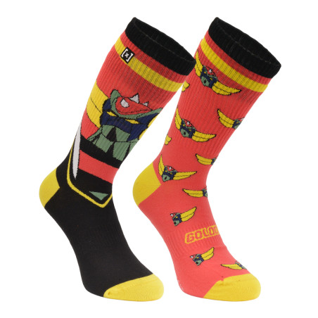 Paire de chaussettes dépareillées Hero Goldorak