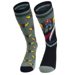 Paire de chaussettes dépareillées Look up Goldorak