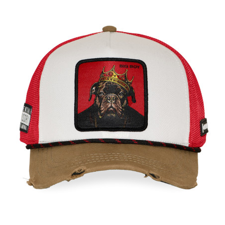 Casquette trucker premium avec filet et patch Big Boy
