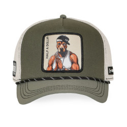 Casquette trucker premium avec filet et patch Half A Dollar
