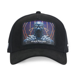 Casquette homme trucker en suedine premium Marvel Black Panther