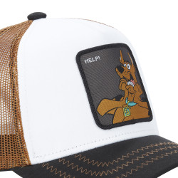 casquette homme trucker avec filet et patch Scooby doo