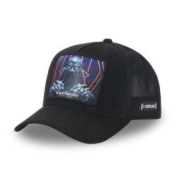 Casquette homme trucker en suedine premium Marvel Black Panther