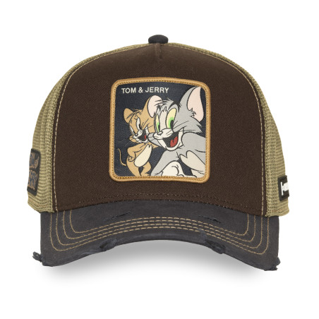 Casquette trucker premium avec filet et patch Tom&Jerry
