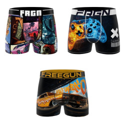 Lot de 3 boxers homme collection Gaming