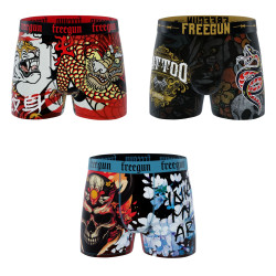 Lot de 3 boxer homme Ink Inside Garantie 2 ans