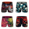 Lot de 4 boxers homme Let's Get Rock Garantie 2 ans