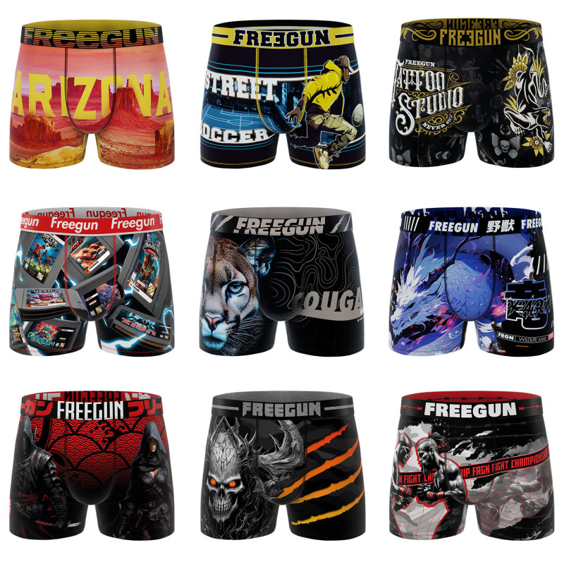 Lot de 9 boxers homme Pack Surprise modèle aléatoire