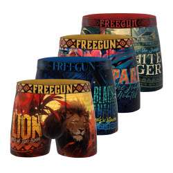 Lot de 4 boxers enfant Wild Animals Garantie 2 ans