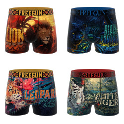 Lot de 4 boxers enfant Wild Animals Garantie 2 ans