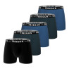 Lot de 5 boxers garçon couleurs Uni