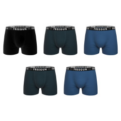Lot de 5 boxers garçon couleurs Uni