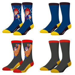 Lot de 4 paires de chaussettes enfant Brawl Stars