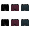 Lot de 6 boxers homme en coton uni et coloré P3