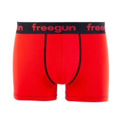 Lot de 9 boxers homme en coton uni et surpiqûres colorées