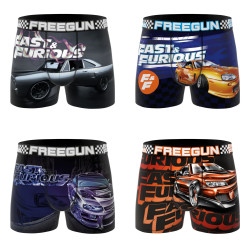 Lot de 4 boxers homme Fast and Furious