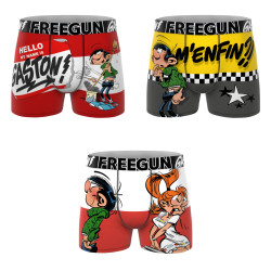 Lot de 3 boxers homme Gaston Lagaffe
