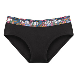 Lot de 3 culottes fille en coton uni et ceinture imprimée
