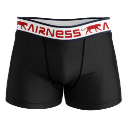 AIRNESS Lot de 5 boxers homme en coton ceintures colorées Starter