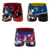 Lot de 3 boxers enfant Sonic The Hedgehog
