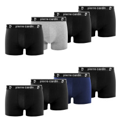 Lot de 8 boxers homme en coton uni Basic