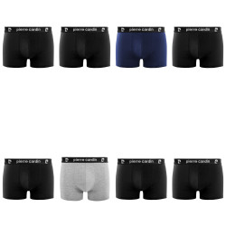 Lot de 8 boxers homme en coton uni Basic