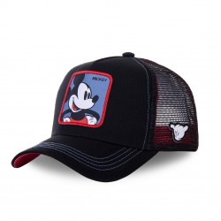 Casquette Capslab trucker Disney Mickey Noir