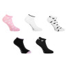 Lot de 5 paires de chaussettes courtes femme à motif PC 0375 pack B