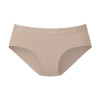 Lot de 3 culottes femme en coton uni et ceinture en dentelle Uni
