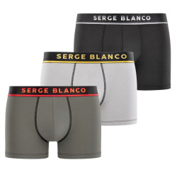 Lot de 3 boxers homme uni modèle Davis