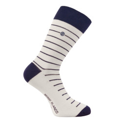 Lot de 6 paires de chaussettes de ville homme rayées modèle A
