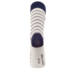 Lot de 6 paires de chaussettes de ville homme rayées modèle A