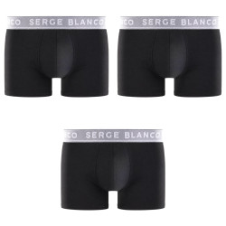 Lot de 3 boxers homme en coton uni Premium