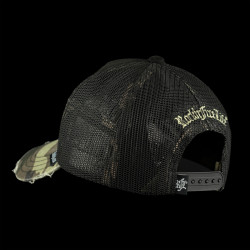 Casquette trucker used imprimée avec filet logo brodé Army of One