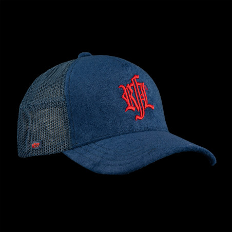 Casquette trucker suédine unie avec filet logo brodé Light My Fire