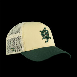 Casquette trucker unie avec filet logo brodé Origin
