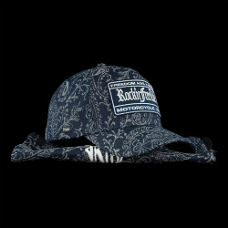 Casquette trucker imprimée écusson devant et pochette Unlikely