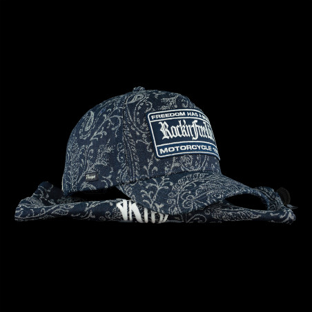 Casquette trucker imprimée écusson devant et pochette Unlikely