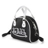 Sac bowling avec bandoulière en simili modèle 1007Blk 20x10x19